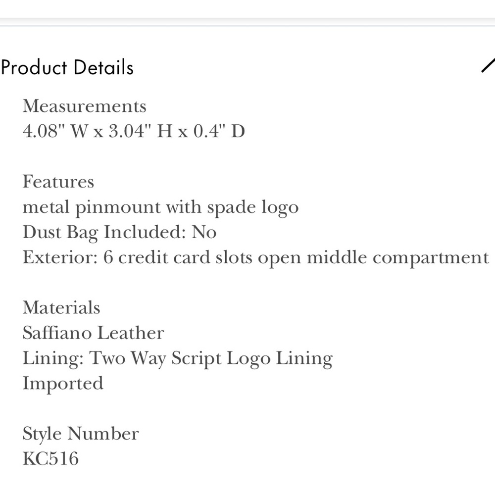 NWT KATE SPADE wristlet and card holder - Picture 7 of 15